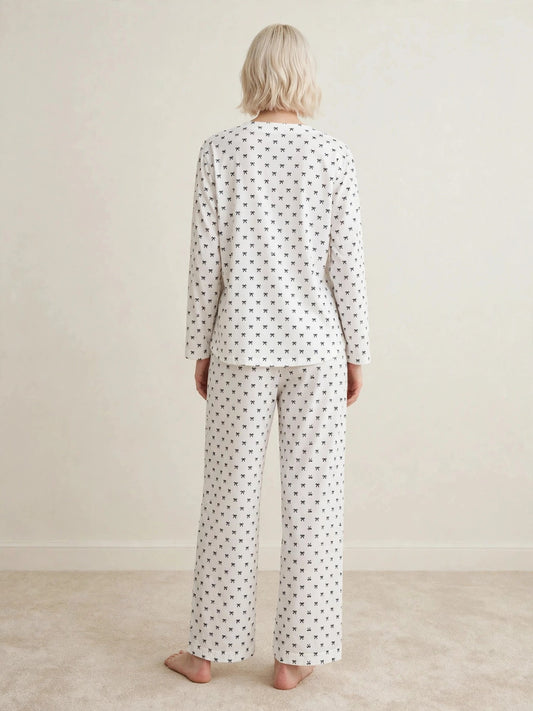 BARBARY V-NECK CO-ORD SET'S