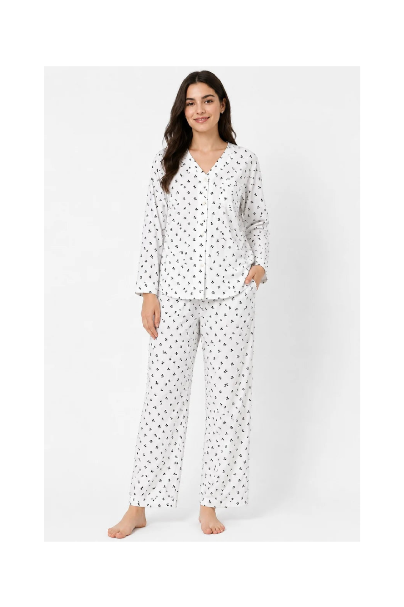 BARBARY V-NECK CO-ORD SET'S