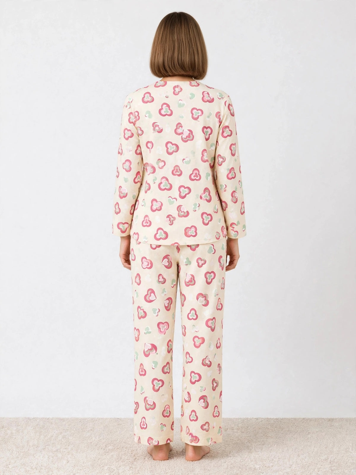 BARBARY V-NECK CO-ORD SET'S