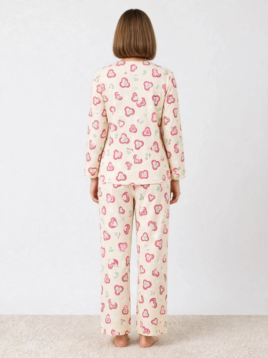 BARBARY V-NECK CO-ORD SET'S