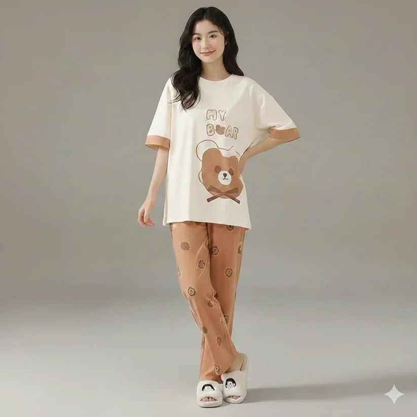 MY BEAR PRINTED NIGHT SUIT
