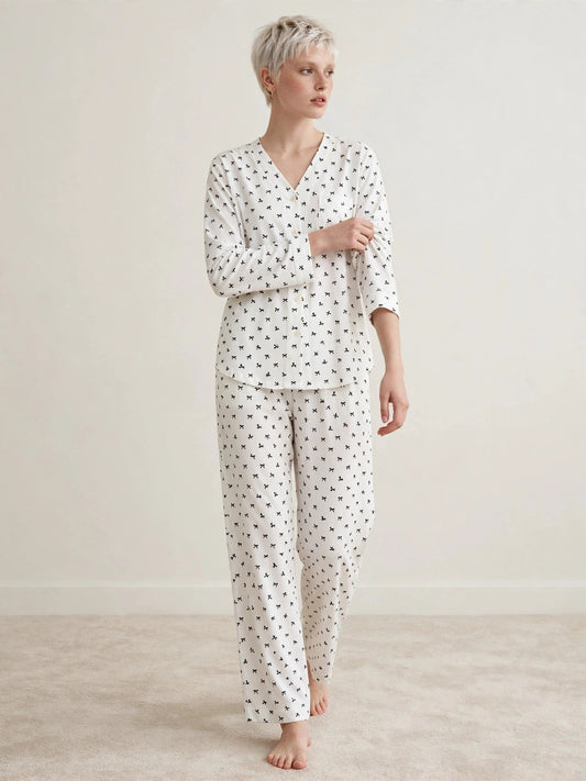 BARBARY V-NECK CO-ORD SET'S