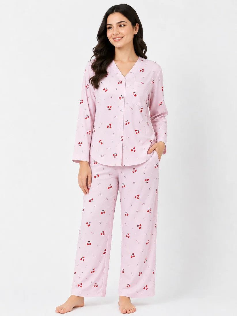 BARBARY V-NECK CO-ORD SET'S