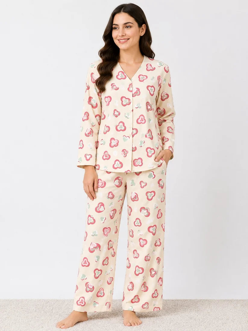 BARBARY V-NECK CO-ORD SET'S