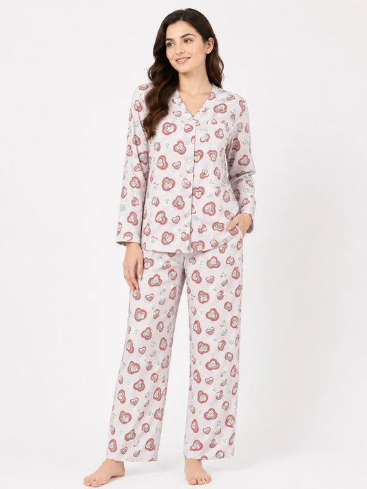 BARBARY V-NECK CO-ORD SET'S