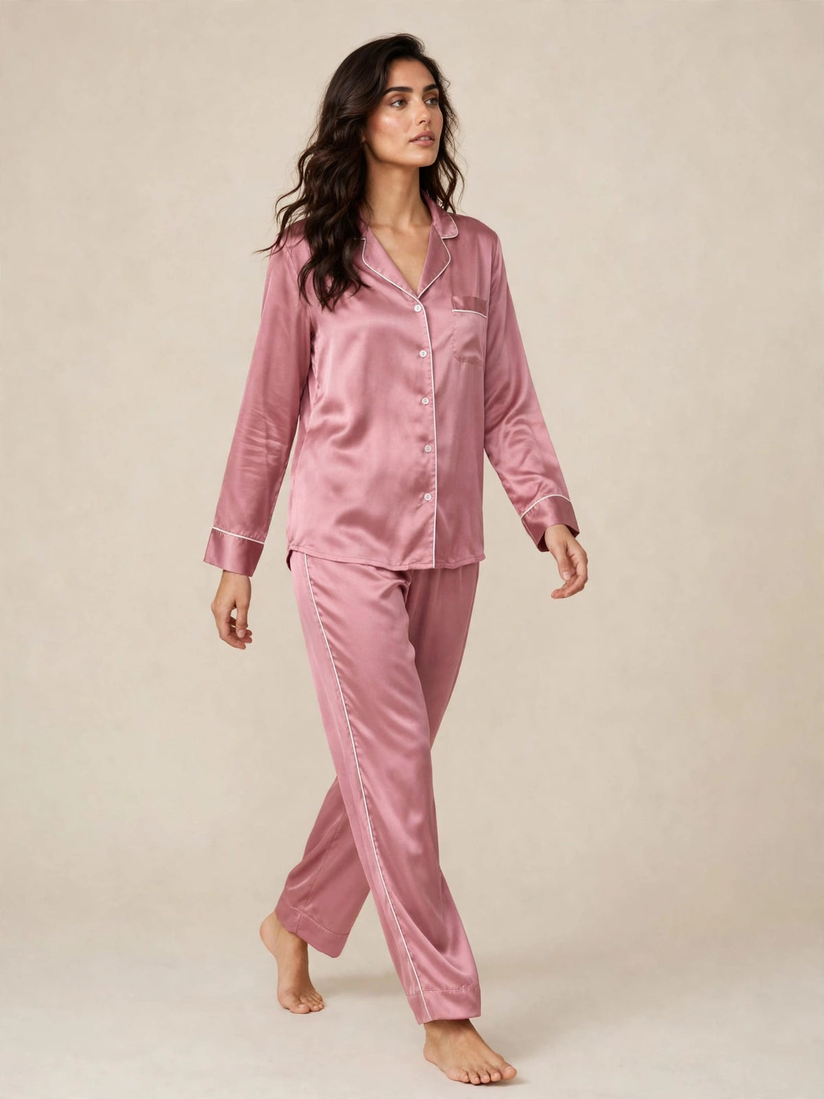 PLAIN SILK - VINTAGE ROSE