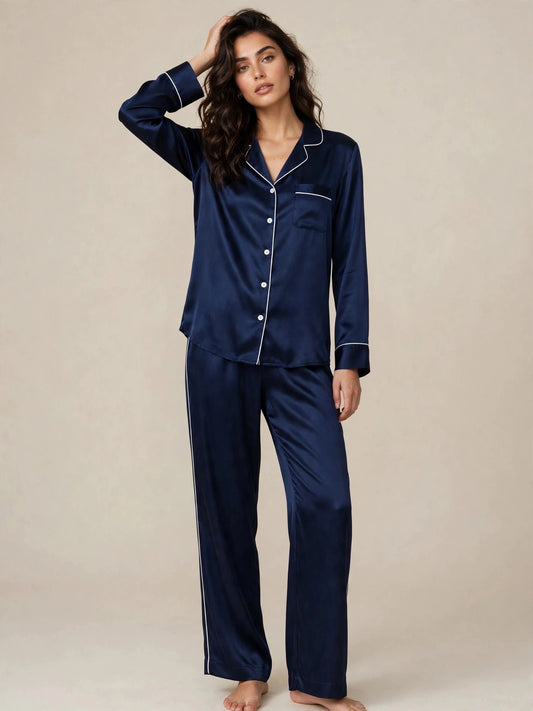 PLAIN SILK - BLUE