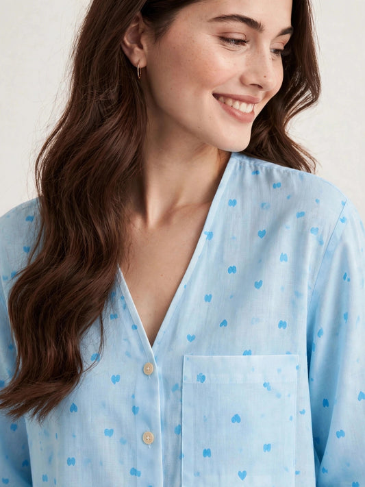 BARBARY V-NECK CO-ORD SET'S
