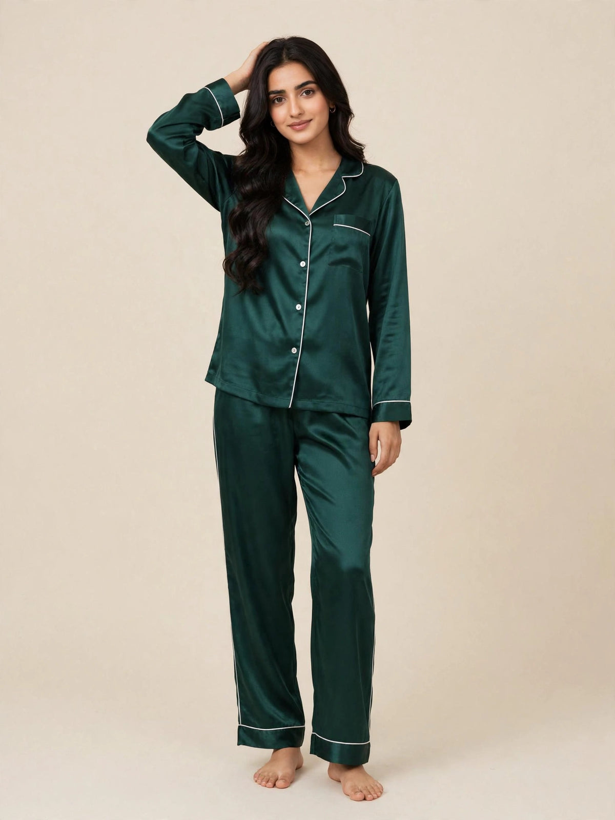 PLAIN SILK - EVERGREEN
