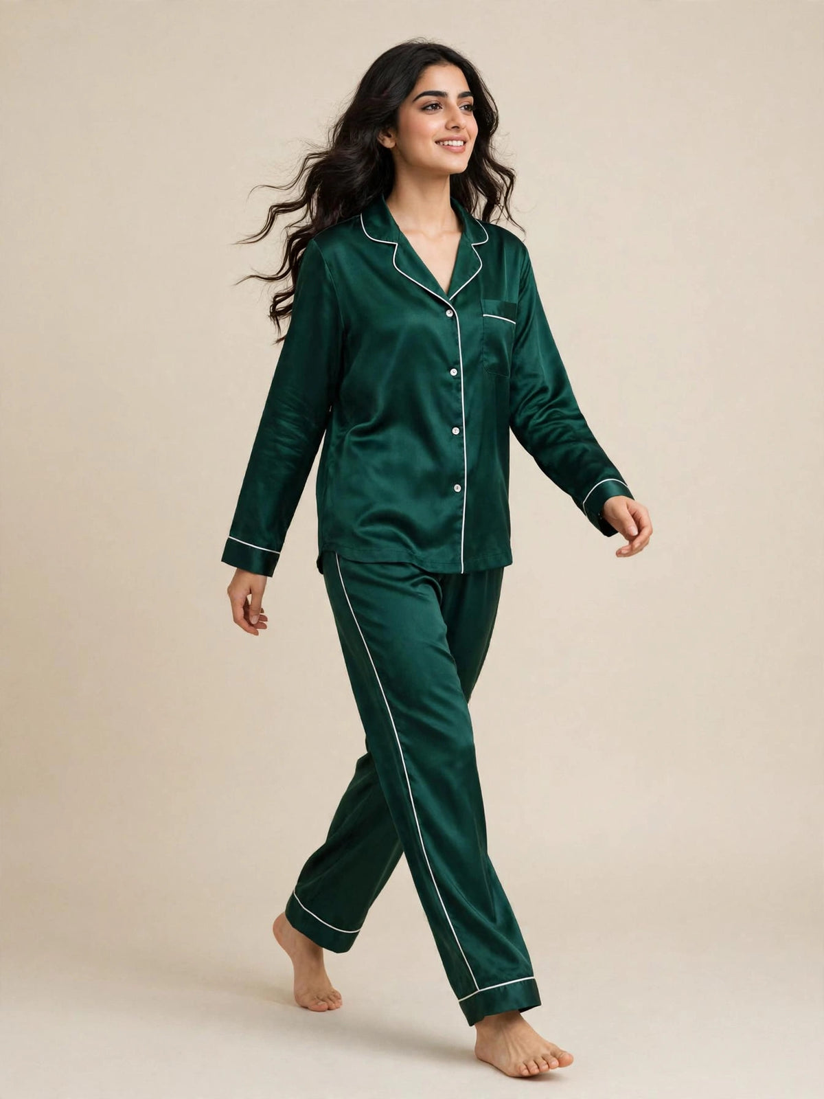 PLAIN SILK - EVERGREEN