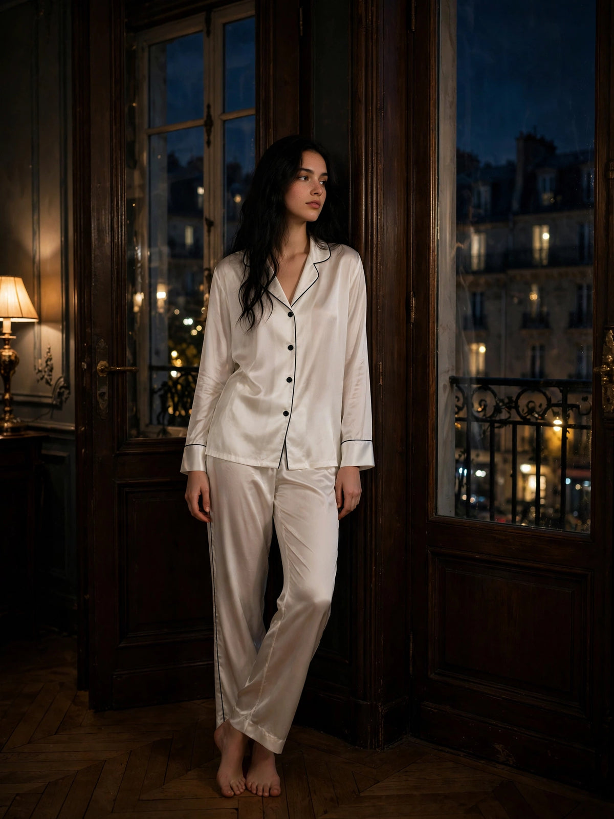 PLAIN SILK - WHITE