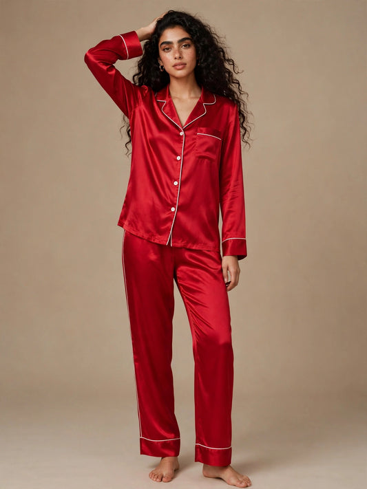 PLAIN SILK - RED