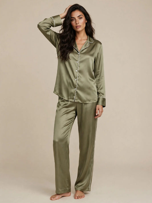 PLAIN SILK - OLIVE