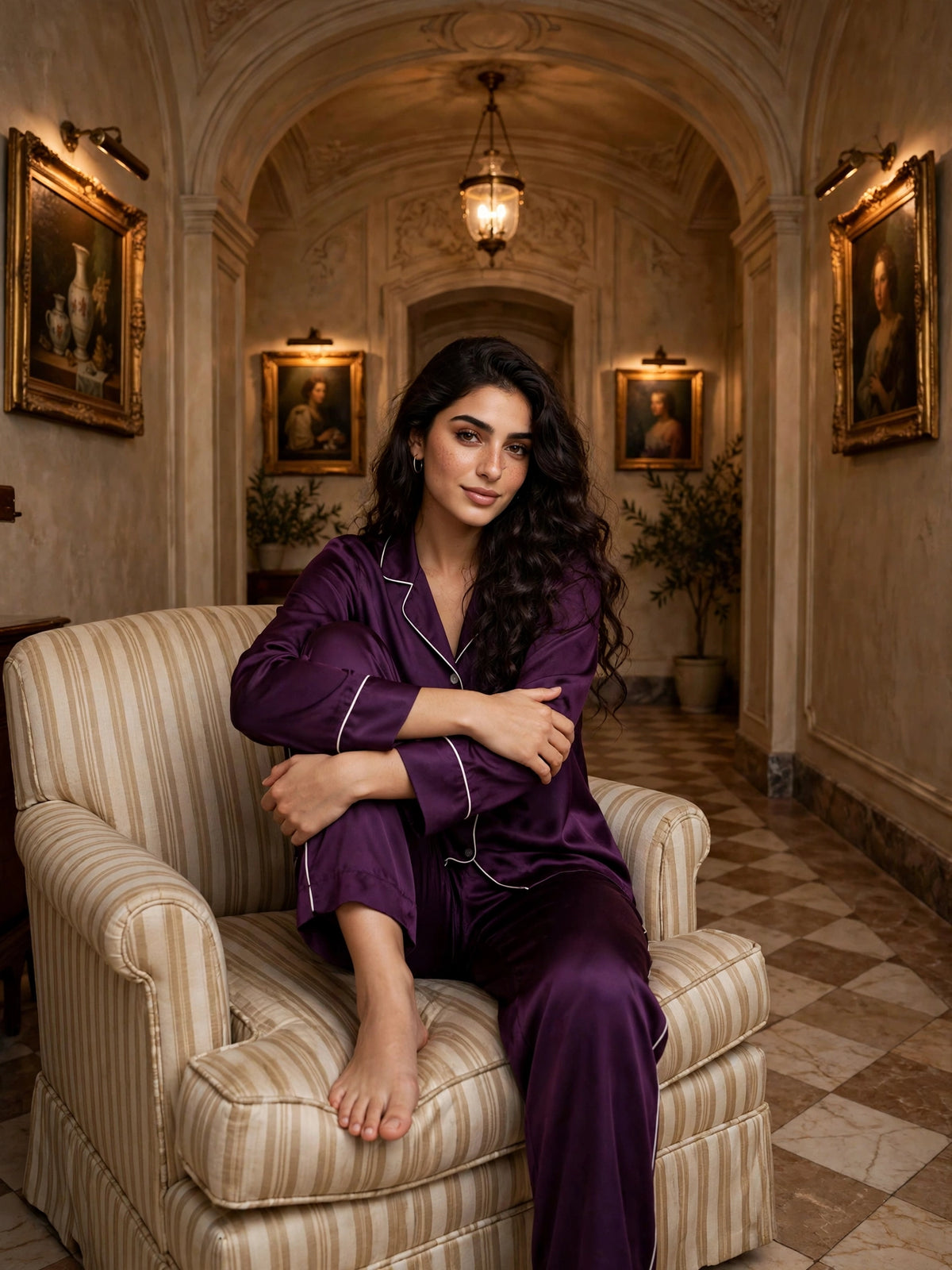 PLAIN SILK - PURPLE