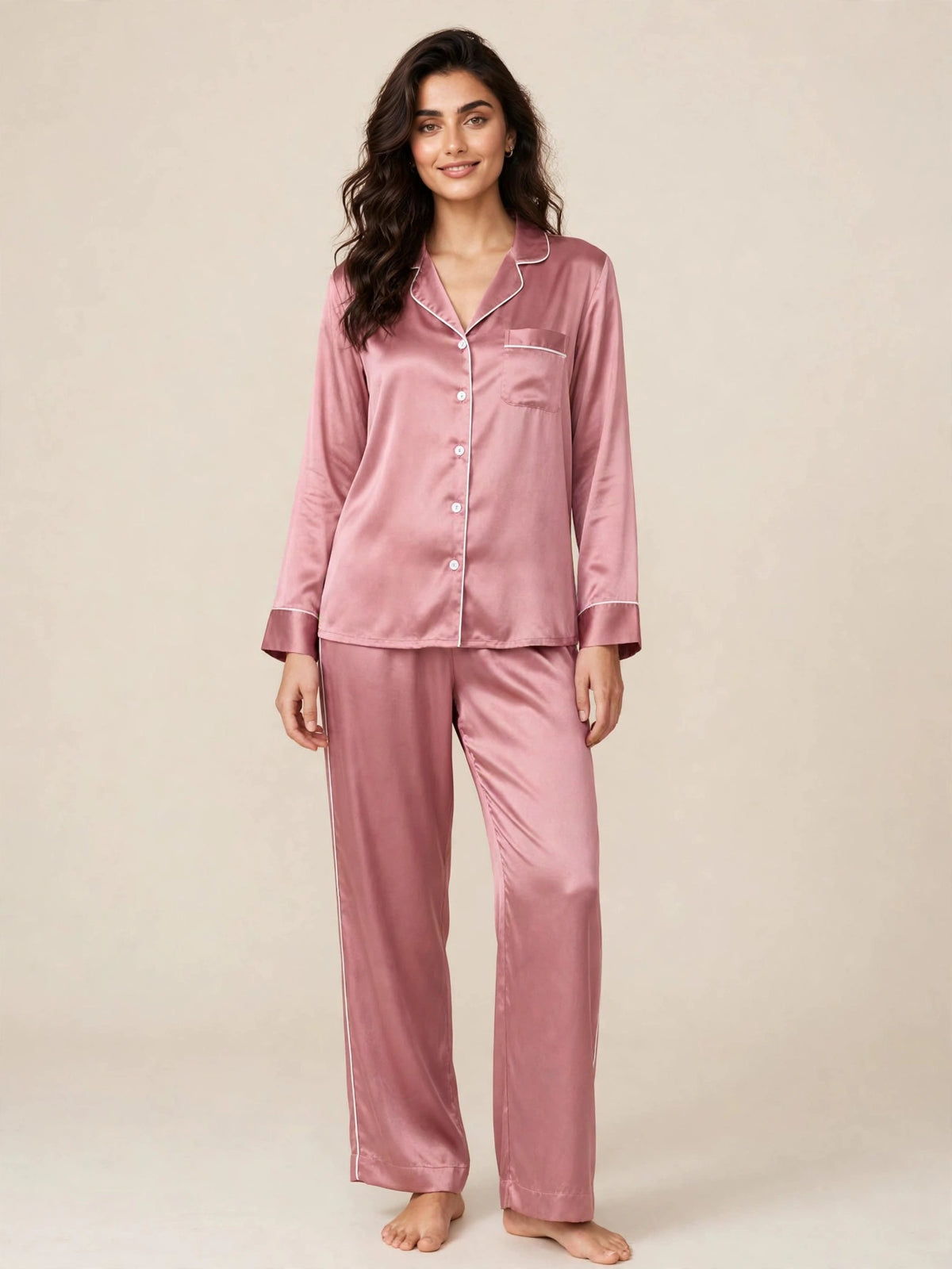 PLAIN SILK - VINTAGE ROSE